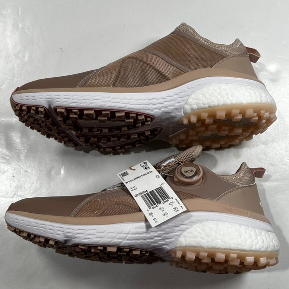 Adidas Solarmotion BOA Golf Spikeless Shoes Womens 10 New White Wonder Quartz - Picture 6 of 15